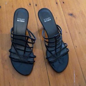Woman’s Black Strap Sandals